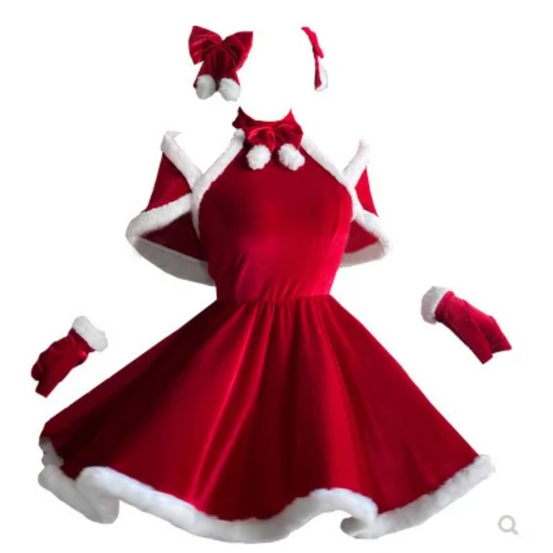 Women'S Red Accessories - Costume da Cosplay Natalizio, Accessori per