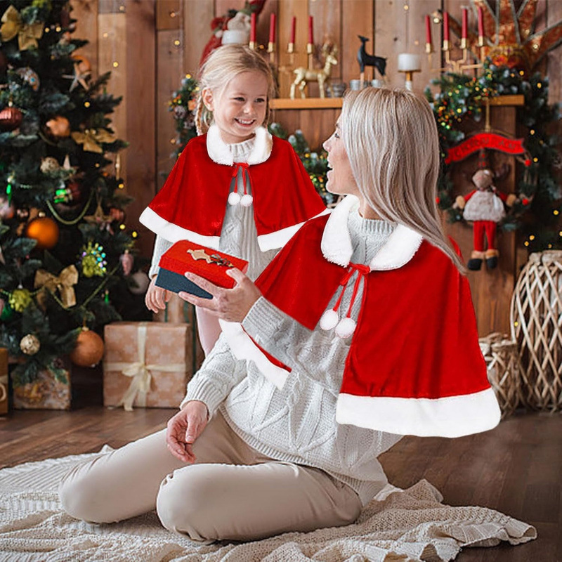 Women'S Red Accessories - Mantello da Babbo Natale per Donne