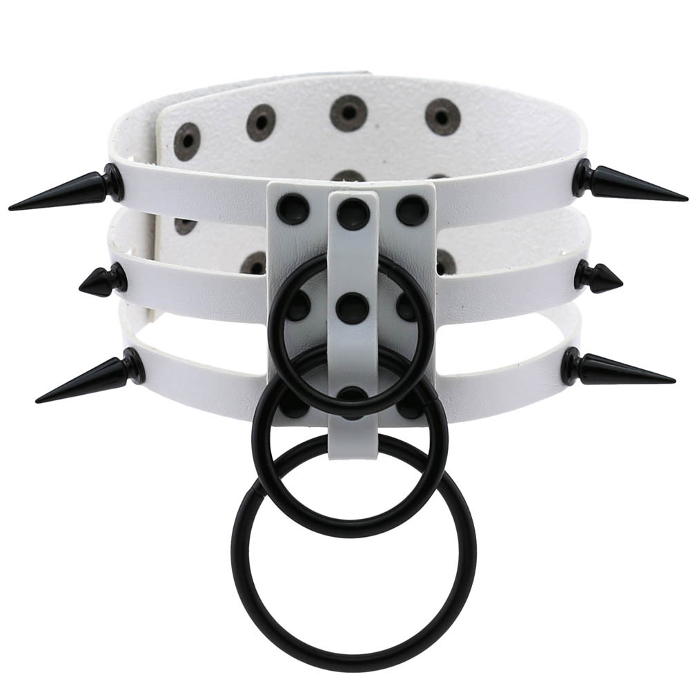 Collana girocollo in pelle con - Women'S Emo Accessories recensione e prezzo