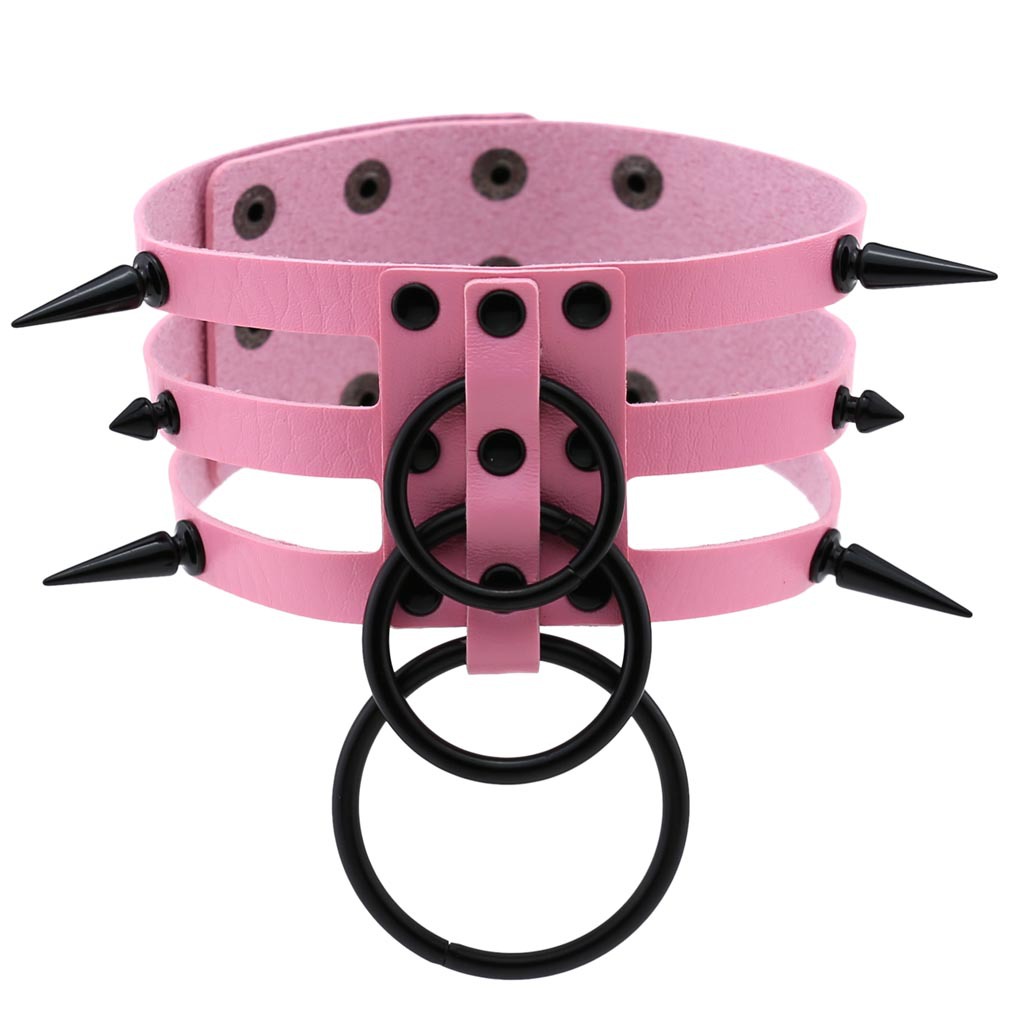Collana girocollo in pelle con - Women'S Emo Accessories recensione e prezzo